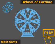 Subtraction of two fractions game